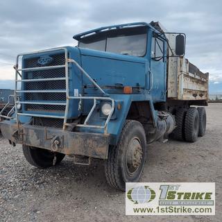 DUMP TRUCK, 1980 AM GENERAL M920, 10YD BOX, CUMMINS NTC-400