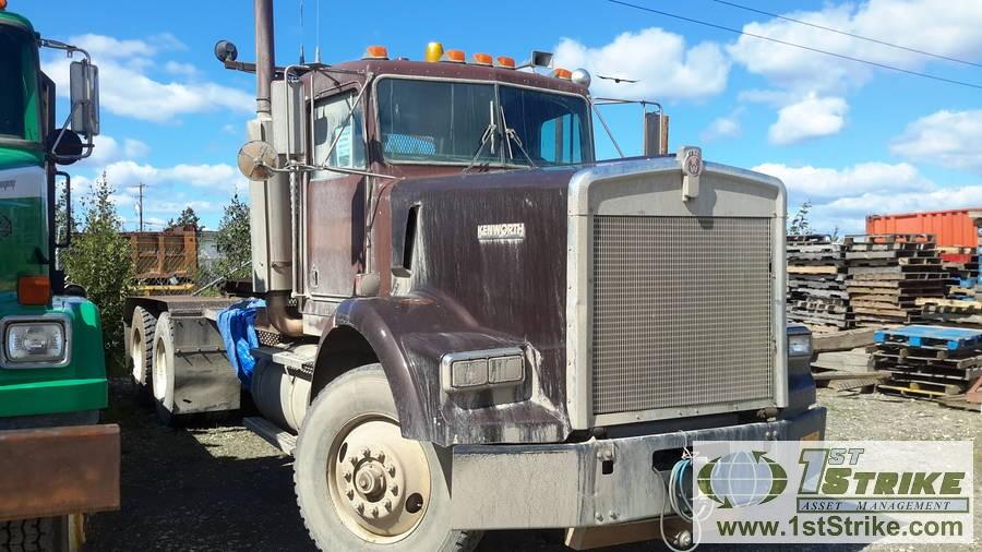 1992 KENWORTH T500 5TH WHEEL TRACTOR, WET KIT, CAT, AT SN