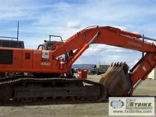 EXCAVATOR, 2005 HITACHI ZX450LC, EROPS, BUCKET, THUMB SN