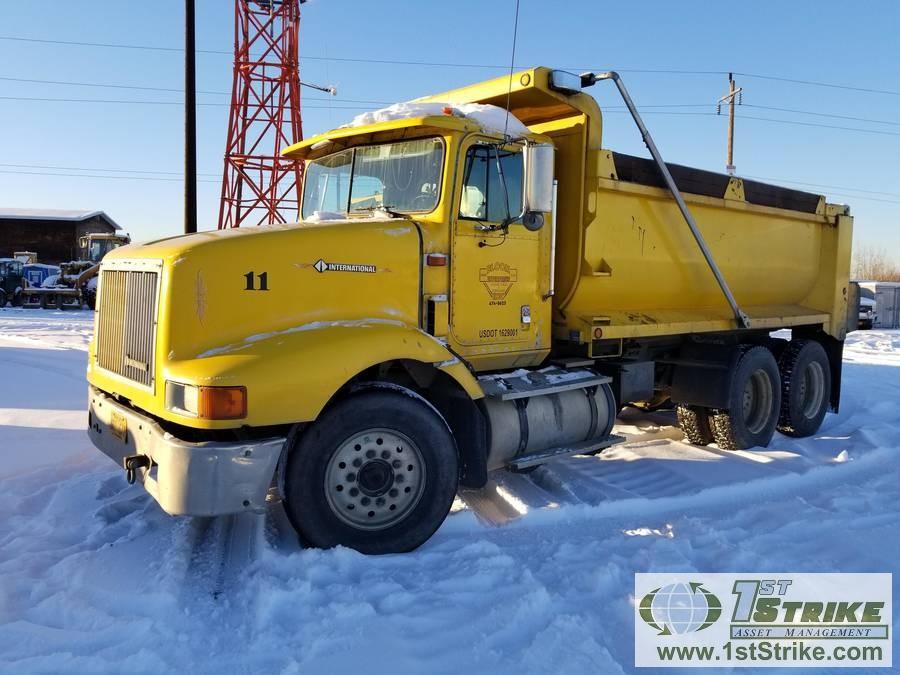 1996 International 9200 Dump Truck 6x4 15 17 Yard Steel Box Bed Cover Caterpillar 3176 Rockwell Manual Transmission Sn 2hsfmatr4tc081491 Mi 457949 Auction 1ststrike Asset Management