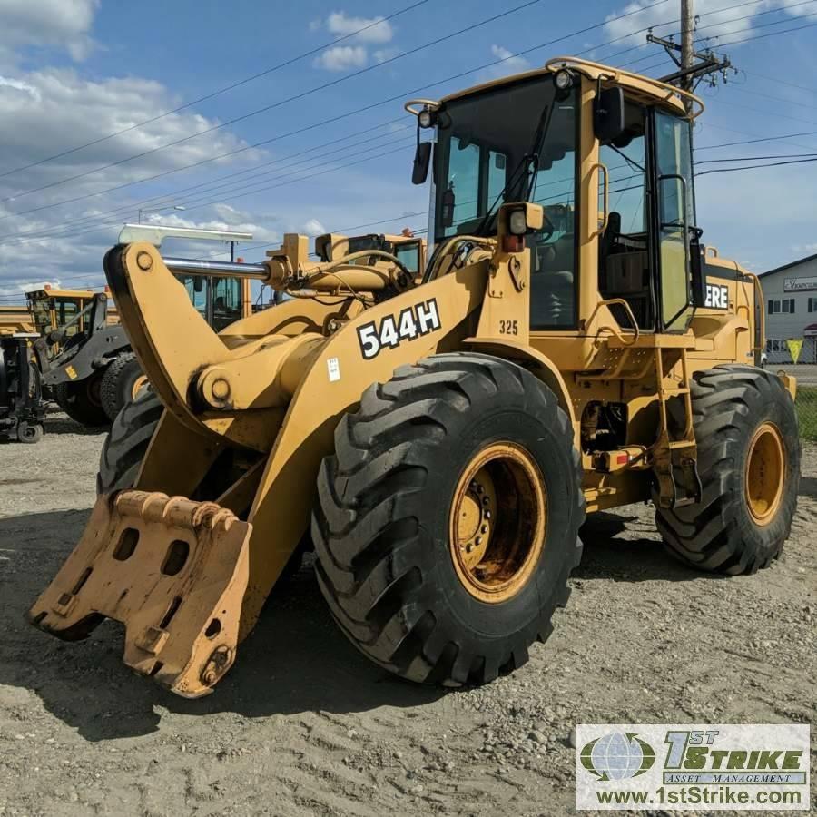 LOADER, 1999 JOHN DEERE 544H, QUICK CONNECT PLATE, EROPS SN:S64689