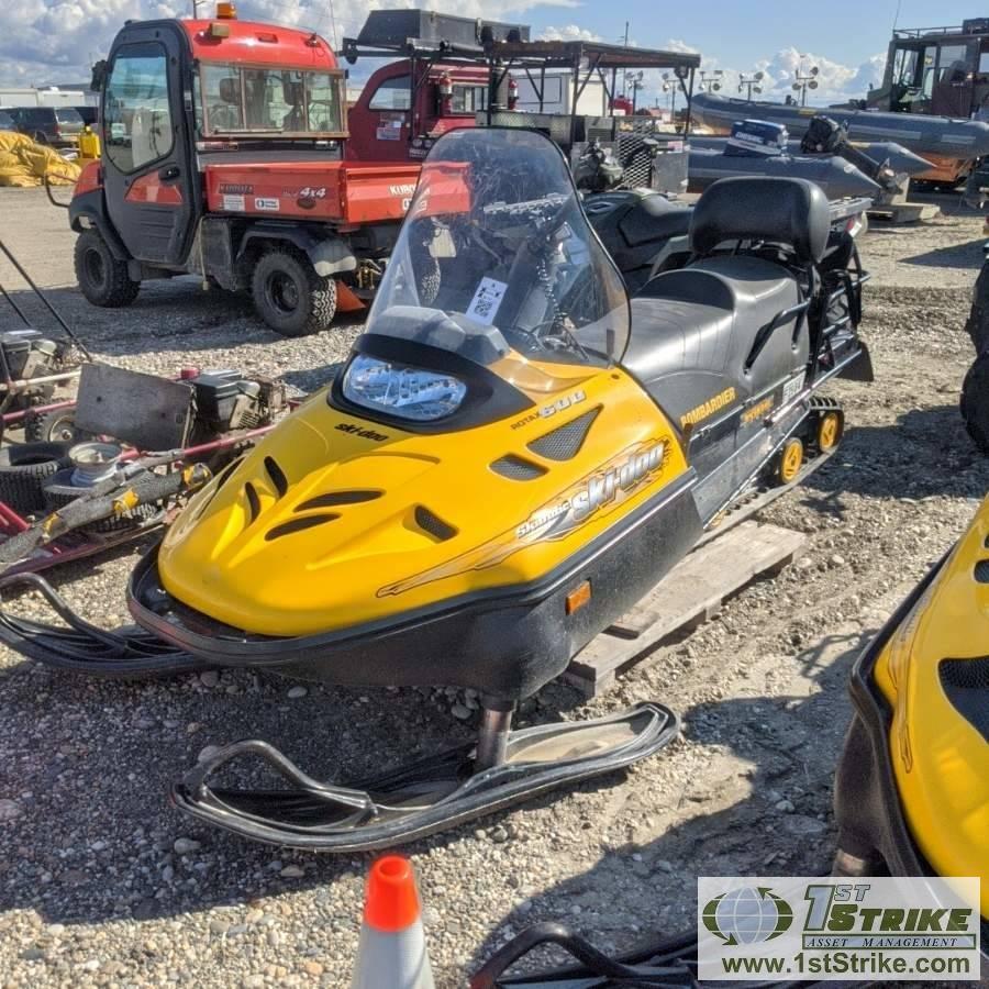 SNOWMACHINE, 2004 SKI-DOO SKANDIC, BOMBARDIER, ROTAX 600