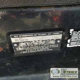 SNOW MACHINE, 1988 SKI-DOO TUNDRA. SINGLE CYLINDER, 2 STROKE