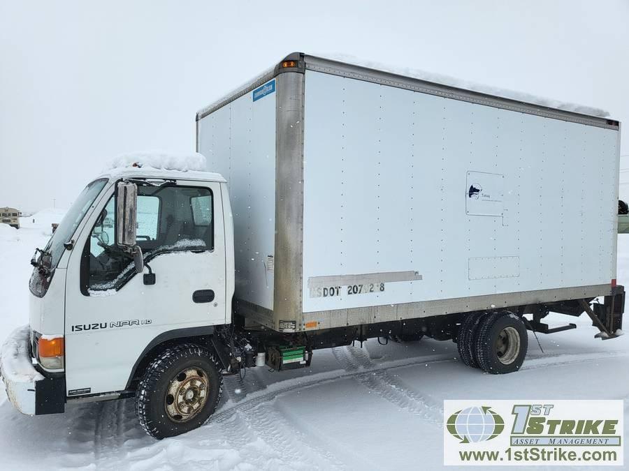 BOX TRUCK, 2002 ISUZU NPR HD, ISUZU DIESEL, AUTOMATIC