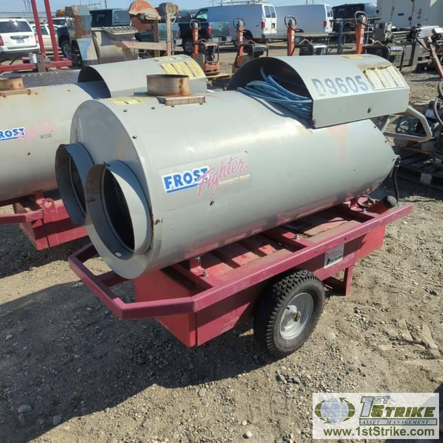 HEATER, FROST FIGHTER MODEL OHV-500, 420,000 BTU/HR, DIESEL FIRED, 115 VOLT  SINGLE PHASE Auction | 1stStrike Asset Management