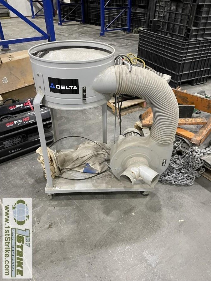 DELTA DUST COLLECTOR, MODEL 50-850. 1200CFM, 120VAC Auction
